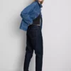 Orta bel, pamuklu denim düz paça Jean Orta bel, pamuklu denim düz paça Jean