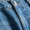 Orta bel, pamuklu denim düz paça Jean Orta bel, pamuklu denim düz paça Jean