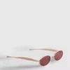 Oval metal güneş gözlüğü Oval metal güneş gözlüğü
