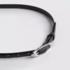Oval tokalı ince kemer
