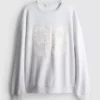 Oversize 98 ditsy çiçek desenli sweatshirt Oversize 98 ditsy çiçek desenli sweatshirt