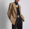 Oversize tek sıra düğmeli blazer Oversize tek sıra düğmeli blazer