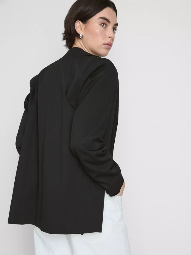 Oversize tek sıra düğmeli blazer Oversize tek sıra düğmeli blazer