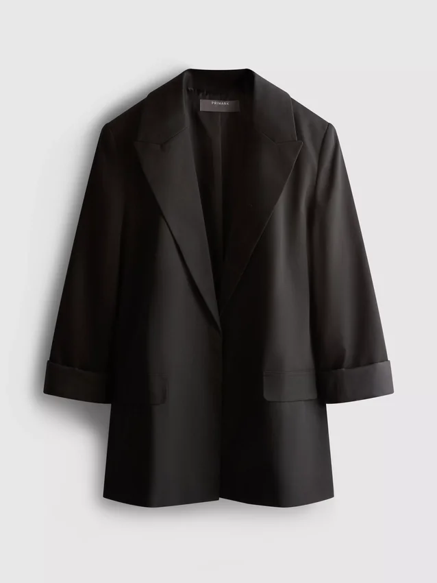 Oversize tek sıra düğmeli blazer Oversize tek sıra düğmeli blazer
