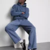 Oversized temel kapüşonlu sweatshirt Oversized temel kapüşonlu sweatshirt