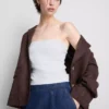 Pamuk ağırlıklı bandeau üst Pamuk ağırlıklı bandeau üst
