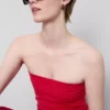 Pamuk ağırlıklı bandeau üst Pamuk ağırlıklı bandeau üst
