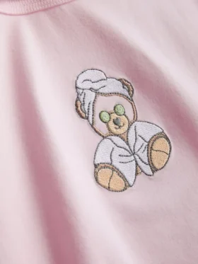 Pamuk ağırlıklı baskılı kısa pijama