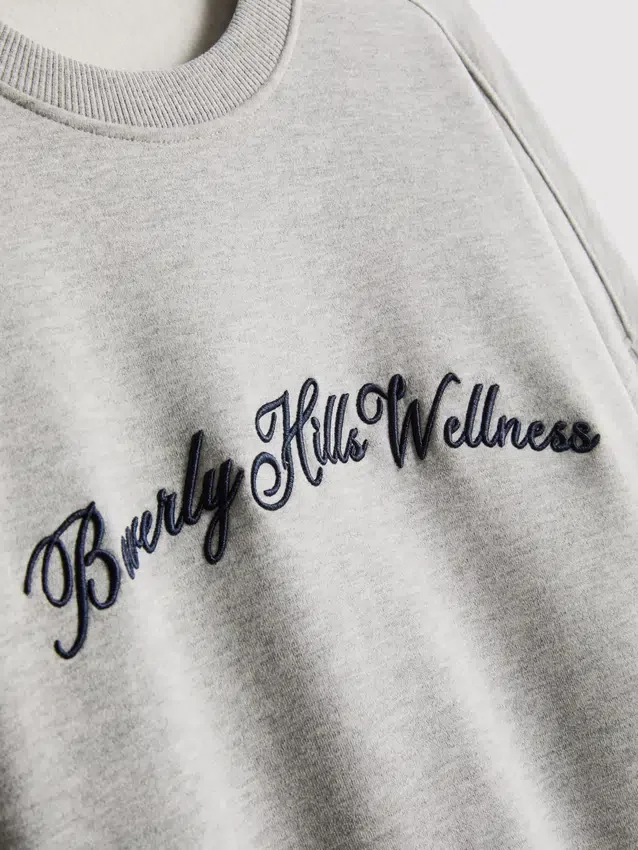 Pamuk ağırlıklı Beverly Hills sweatshirt Pamuk ağırlıklı Beverly Hills sweatshirt