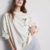 Pamuk ağırlıklı grafik desenli martini sweatshirt Pamuk ağırlıklı grafik desenli martini sweatshirt