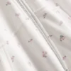 Pamuk ağırlıklı çiçek desenli, baştan aşağı fermuarlı kapüşonlu sweatshirt Pamuk ağırlıklı çiçek desenli, baştan aşağı fermuarlı kapüşonlu sweatshirt