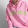 Pamuk ağırlıklı, üniversite temalı baskılı kapüşonlu sweatshirt Pamuk ağırlıklı, üniversite temalı baskılı kapüşonlu sweatshirt