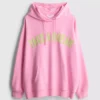 Pamuk ağırlıklı, üniversite temalı baskılı kapüşonlu sweatshirt Pamuk ağırlıklı, üniversite temalı baskılı kapüşonlu sweatshirt