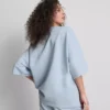 Pamuk ağırlıklı NYC sarkık kollu sweatshirt Pamuk ağırlıklı NYC sarkık kollu sweatshirt
