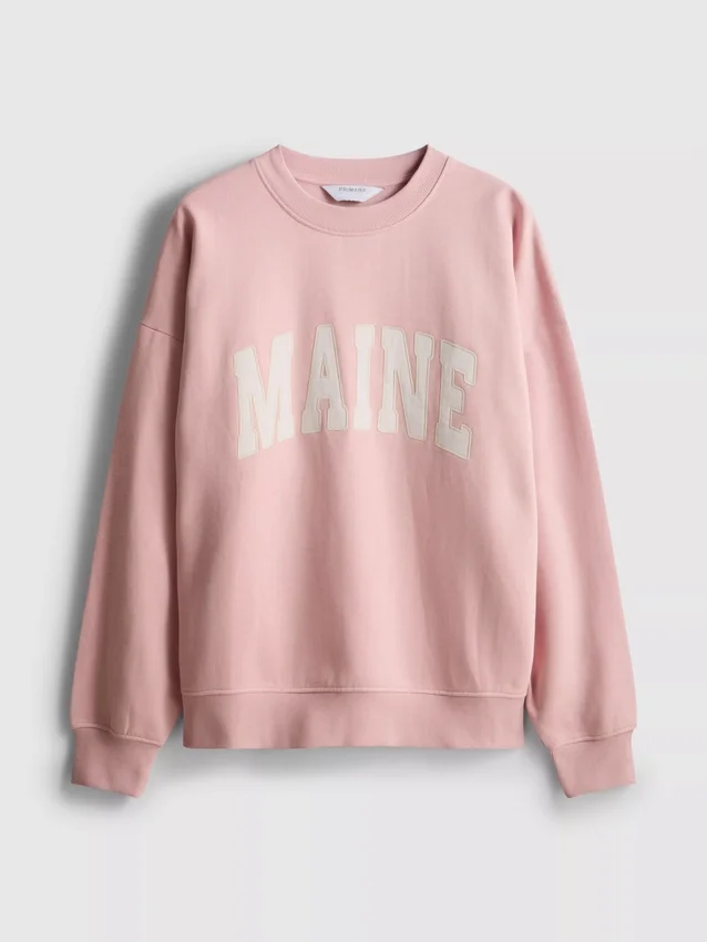 Pamuk ağırlıklı oversize Maine sweatshirt Pamuk ağırlıklı oversize Maine sweatshirt