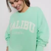 Pamuk ağırlıklı oversize Malibu sweatshirt Pamuk ağırlıklı oversize Malibu sweatshirt