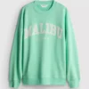 Pamuk ağırlıklı oversize Malibu sweatshirt Pamuk ağırlıklı oversize Malibu sweatshirt