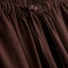 Pamuk karışımlı geniş paça pantolon Pamuk karışımlı geniş paça pantolon