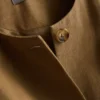 Pamuk karışımlı, kemerli safari blazer Pamuk karışımlı, kemerli safari blazer