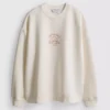 Pamuk karışımlı, rahat kesimli, desenli sweatshirt Pamuk karışımlı, rahat kesimli, desenli sweatshirt