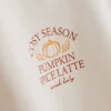 Pamuk karışımlı, rahat kesimli, desenli sweatshirt Pamuk karışımlı, rahat kesimli, desenli sweatshirt