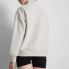 Pamuk karışımlı yarım fermuarlı sweatshirt Pamuk karışımlı yarım fermuarlı sweatshirt