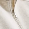 Pamuk karışımlı yarım fermuarlı sweatshirt Pamuk karışımlı yarım fermuarlı sweatshirt