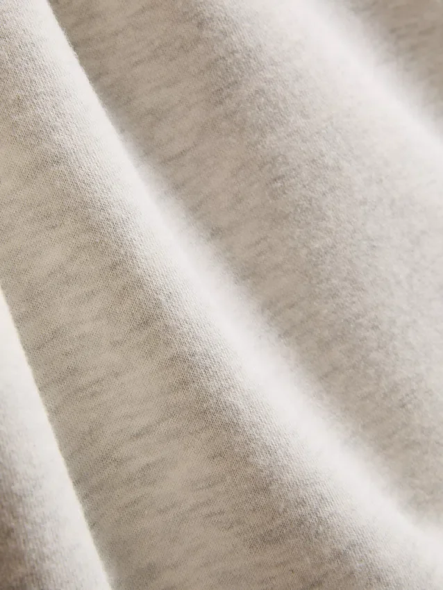 Pamuk karışımlı yarım fermuarlı sweatshirt Pamuk karışımlı yarım fermuarlı sweatshirt