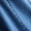 Pamuklu denim A kesim mini elbise Pamuklu denim A kesim mini elbise