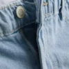 Pamuklu denim A kesim şort Pamuklu denim A kesim şort