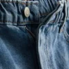 Pamuklu denim A kesim şort Pamuklu denim A kesim şort