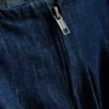 Pamuklu denim babydoll mini elbise Pamuklu denim babydoll mini elbise