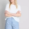 Pamuklu denim bermuda şortlar Pamuklu denim bermuda şortlar