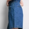 Pamuklu denim bermuda şortlar Pamuklu denim bermuda şortlar