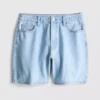 Pamuklu denim bermuda şortlar Pamuklu denim bermuda şortlar