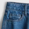 Pamuklu denim bermuda şortlar Pamuklu denim bermuda şortlar
