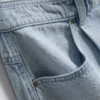 Pamuklu denim bermuda şortlar Pamuklu denim bermuda şortlar