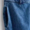 Pamuklu denim bermuda şortlar Pamuklu denim bermuda şortlar