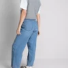 Pamuklu denim, daralan düz paça Jean Pamuklu denim, daralan düz paça Jean