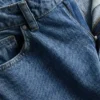 Pamuklu denim, daralan düz paça Jean Pamuklu denim, daralan düz paça Jean