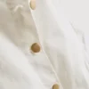 Pamuklu denim düğmeli mini elbise Pamuklu denim düğmeli mini elbise
