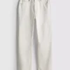 Pamuklu denim düz paça Jean Pamuklu denim düz paça Jean