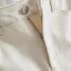 Pamuklu denim düz paça Jean Pamuklu denim düz paça Jean
