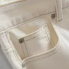 Pamuklu denim düz paça Jean Pamuklu denim düz paça Jean