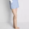Pamuklu denim eşofman şortu Pamuklu denim eşofman şortu