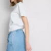 Pamuklu denim eşofman şortu Pamuklu denim eşofman şortu