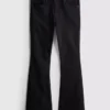 Pamuklu denim geniş paça orta bel jean Pamuklu denim geniş paça orta bel jean