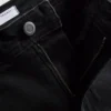 Pamuklu denim geniş paça orta bel jean Pamuklu denim geniş paça orta bel jean