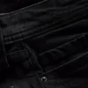 Pamuklu denim geniş paça orta bel jean Pamuklu denim geniş paça orta bel jean