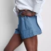 Pamuklu denim iş şortu Pamuklu denim iş şortu